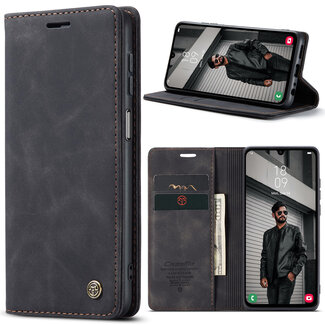 CaseMe CaseMe - Telefoonhoesje geschikt voor Samsung Galaxy A24 5G - Wallet Book Case - Met Magnetische Sluiting - Zwart