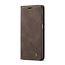 CaseMe - Telefoonhoesje geschikt voor Samsung Galaxy A24 4G - Wallet Book Case - Met Magnetische Sluiting - Donker Bruin