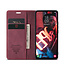 CaseMe - Telefoonhoesje geschikt voor Samsung Galaxy A24 5G - Wallet Book Case - Met Magnetische Sluiting - Rood
