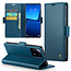 CaseMe - Telefoonhoesje geschikt voor Xiaomi 13 Pro - Retro Wallet Book Case - Met Magnetische Sluiting - Donker Blauw