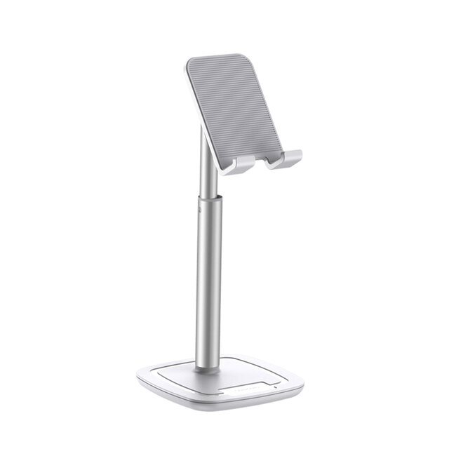 Joyroom - Universele Telefoon houder - Metalen Telefoon of Tablet standaard - In hoogte verstelbaar - Wit