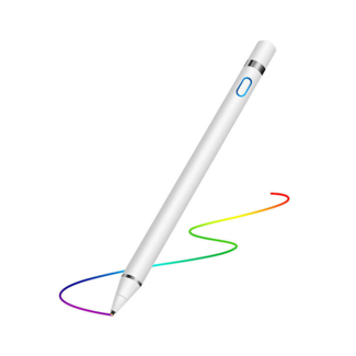 Cover2day Active Stylus Pen - Oplaadbare Stylus Pen voor Tablet en Telefoon - Wit