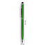 3 Stuks - Balpen en Touch Pen - 2 in 1 Stylus Pen voor smartphone en tablet - Metaal - Groen