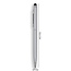 6 Stuks - Touch Pen - 2 in 1 Stylus Pen voor smartphone en tablet - Metaal - Zilver