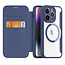 Dux Ducis - iPhone 14 Pro Hoesje - Geschikt voor Magsafe - Book Case - Blauw