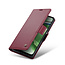 CaseMe - Telefoonhoesje geschikt voor Poco X5 - Retro Wallet Book Case - Met Magnetische Sluiting - Rood