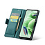 CaseMe - Telefoonhoesje geschikt voor Poco X5 Pro - Retro Wallet Book Case - Met Magnetische Sluiting - Groen