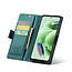 CaseMe - Telefoonhoesje geschikt voor Redmi Note 12 Pro 5G /Poco X5 Pro - Retro Wallet Book Case - Met Magnetische Sluiting - Groen