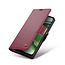 CaseMe - Telefoonhoesje geschikt voor Poco X5 Pro - Retro Wallet Book Case - Met Magnetische Sluiting - Rood