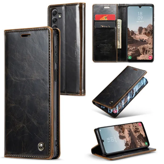 CaseMe CaseMe - Telefoonhoesje geschikt voor Samsung Galaxy A24 4G - Wallet Book Case - Met Magnetische Sluiting - Bruin