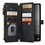 CaseMe - Telefoonhoesje geschikt voor Samsung Galaxy A24 4G - Wallet Book Case met ritssluiting - Magneetsluiting - Zwart