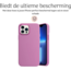 Hoozey - Hoesje voor Apple iPhone 14 Pro Max - Liquid Siliconen - Paars