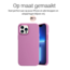 Hoozey - Hoesje voor Apple iPhone 14 Pro Max - Liquid Siliconen - Paars