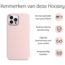 Hoozey - Hoesje voor Apple iPhone 14 Pro Max - Liquid Siliconen - Roze