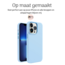 Hoozey - Hoesje voor Apple iPhone 14 - Liquid Siliconen - Licht Blauw