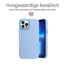 Hoozey - Hoesje voor Apple iPhone 13 - Liquid Siliconen - Licht Blauw