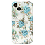 Hoozey - Hoesje voor Apple iPhone 14 - Flower Print - Goud / Blauw