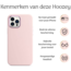 Hoozey - Hoesje voor Apple iPhone 13 Pro - Liquid Siliconen - Roze