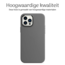 Hoozey - Hoesje voor Apple iPhone 13 Pro Max - Liquid Siliconen - Grijs