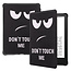 Cover2day - E-reader hoesje voor Amazon Kindle Paperwhite 2021 - Sleepcover - Auto/Wake functie - Magnetische sluiting - Don't Touch Me