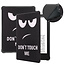 Cover2day - E-reader hoesje voor Amazon Kindle Paperwhite 2021 - Sleepcover - Auto/Wake functie - Magnetische sluiting - Don't Touch Me