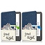 Case2go - E-reader Hoes geschikt voor Amazon Kindle 11 (2022) - Tri-fold Cover - Auto/Wake functie - Good Night