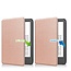 Case2go - E-reader Hoes geschikt voor Amazon Kindle 11 (2022) - Tri-fold Cover - Auto/Wake functie - Rose Gold