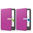 Case2go - E-reader Hoes geschikt voor Amazon Kindle 11 (2022) - Tri-fold Cover - Auto/Wake functie - Paars