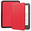 Case2go - E-reader Hoes geschikt voor Amazon Kindle 11 (2022) - Tri-fold Cover - Auto/Wake functie - Rood