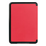 Case2go - E-reader Hoes geschikt voor Amazon Kindle 11 (2022) - Tri-fold Cover - Auto/Wake functie - Rood