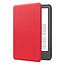 Case2go - E-reader Hoes geschikt voor Amazon Kindle 11 (2022) - Tri-fold Cover - Auto/Wake functie - Rood