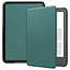 Case2go - E-reader Hoes geschikt voor Amazon Kindle 11 (2022) - Tri-fold Cover - Auto/Wake functie - Donker Groen