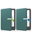 Case2go - E-reader Hoes geschikt voor Amazon Kindle 11 (2022) - Tri-fold Cover - Auto/Wake functie - Donker Groen