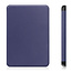 Case2go - E-reader Hoes geschikt voor Amazon Kindle 11 (2022) - Tri-fold Cover - Auto/Wake functie - Donker Blauw