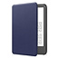 Case2go - E-reader Hoes geschikt voor Amazon Kindle 11 (2022) - Tri-fold Cover - Auto/Wake functie - Donker Blauw