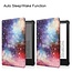 Cover2day - E-reader hoesje voor Amazon Kindle Paperwhite 2021 - Sleepcover - Auto/Wake functie - Magnetische sluiting - Galaxy