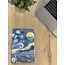 Case2go - Case for Kobo Nia - Slim Tri-Fold Book Case - Whiteh Auto Sleep Wake Function - Starry sky