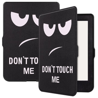 Cover2day Case2go - Case for Kobo Nia - Slim Tri-Fold Book Case - Whiteh Auto Sleep Wake Function - Don't touch me