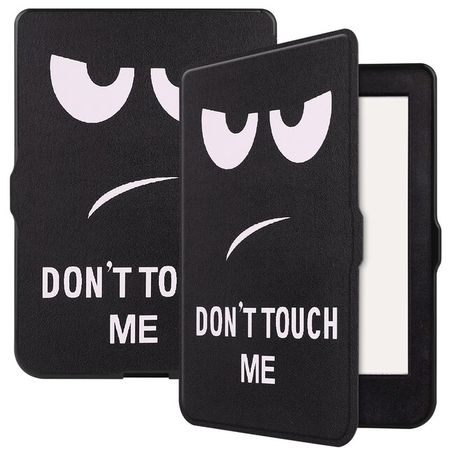 E-readerhoes geschikt voor Kobo Nia - Kunstleer - Don't touch me