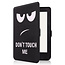 Case2go - Case for Kobo Nia - Slim Tri-Fold Book Case - Whiteh Auto Sleep Wake Function - Don't touch me