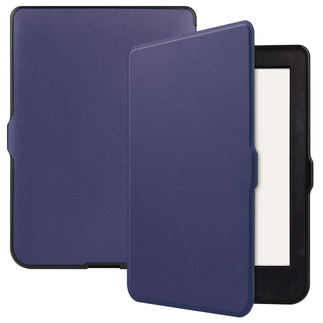 Case2go - Case for Kobo Nia - Slim Tri-Fold Book Case -Whiteh Auto Sleep Wake Function - Blue