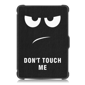 Cover2day E-readerhoes geschikt voor Kobo Clara HD - Kunstleer - Don't touch me