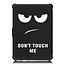 Kobo Clara HD hoes - Tri-Fold Book Case - Don't Touch Me