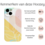 Hoozey - Hoesje voor Apple iPhone 13 Pro Max - Nature Vibes - Geel / Roze