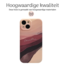 Hoozey - Hoesje voor Apple iPhone 13 Pro - Nature Vibes - Beige / Paars