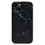 Hoozey - Hoesje geschikt voor Apple iPhone 14 Pro Max - Marble Print - Zwart