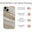 Hoozey - Hoesje voor Apple iPhone 13 - Marble Print - Licht Bruin