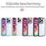Hoozey - Hoesje geschikt voor Apple iPhone 13 Pro - Clear Case - Licht Roze