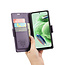 CaseMe - Telefoonhoesje geschikt voor Redmi Note 12 Pro 5G - Retro Wallet Book Case - Met Magnetische Sluiting - Paars
