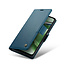 CaseMe - Hoesje geschikt voor Xiaomi Redmi Note 12 Pro 5G - Retro Wallet Book Case - Met Magnetische Sluiting - Donker Blauw